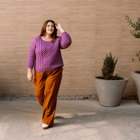 

Cybil - Tröja med flätor
3