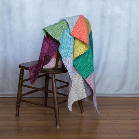 

Simultaneous Contrast - Färgblockad filt
5