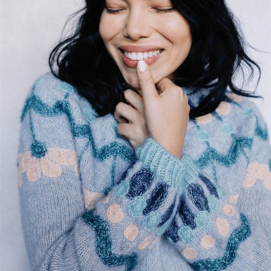 

Whim - Flerfärgsstickad tröja
1