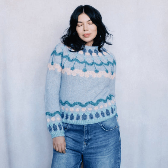 

Whim - Flerfärgsstickad tröja
6