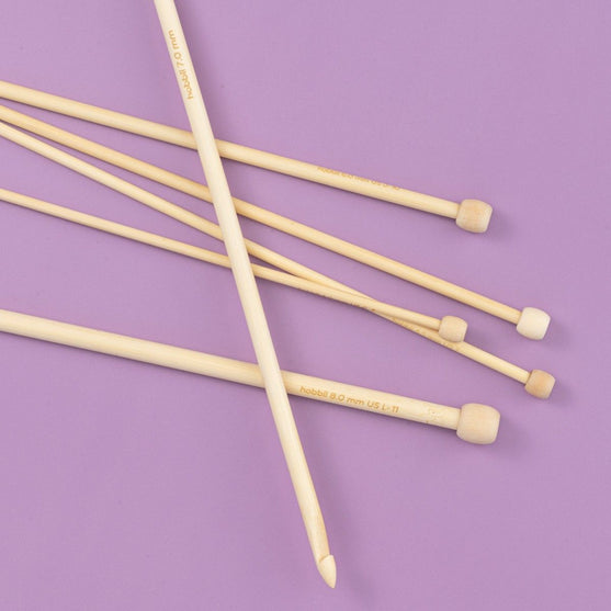 

Set med tunisiska virknålar i bambu - 25 cm - Hobbii
6