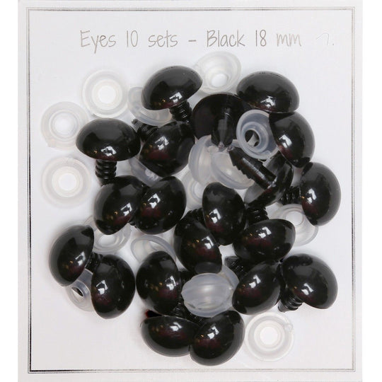 Säkerhetsögon - 18 mm - Go Handmade