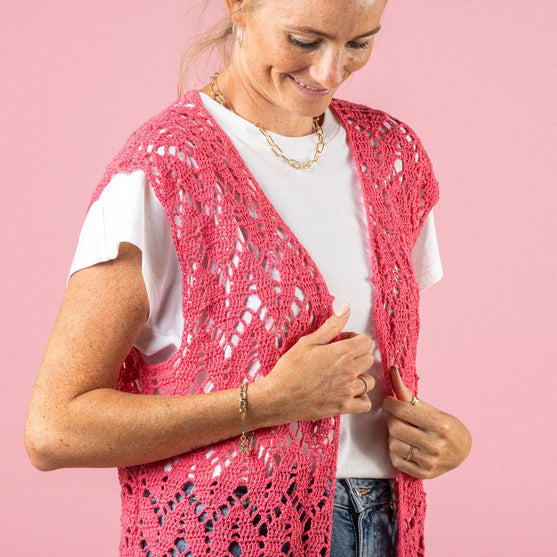 

Leaf Me On - Väst - Pink Collection
1