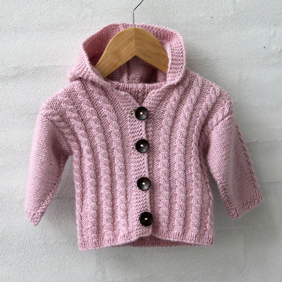 

Cabled jacket with hood - Baby
1