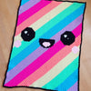 

Kawaii Rainbow - Filt
1