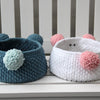 

Teddy Basket med PU läderbotten
3