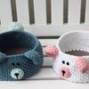 

Teddy Basket med PU läderbotten
6