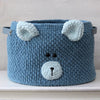 

Teddy Basket Stor med PU läderbotten
2