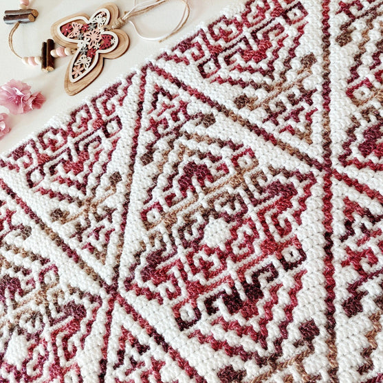 

Aztecana - Mosaikvirkad filt
5