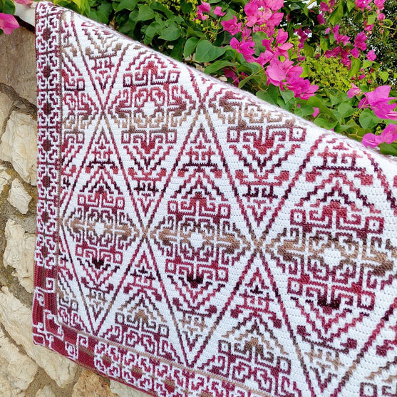 

Aztecana - Mosaikvirkad filt
4