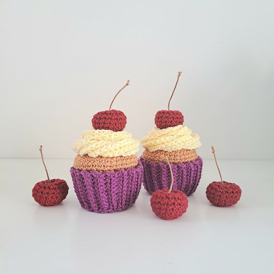 Cupcakes med körsbär