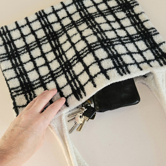 Mostly-for-shopping - Felted Tote Bag