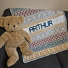 

Lullaby Name Mosaic - Personlig babyfilt
1