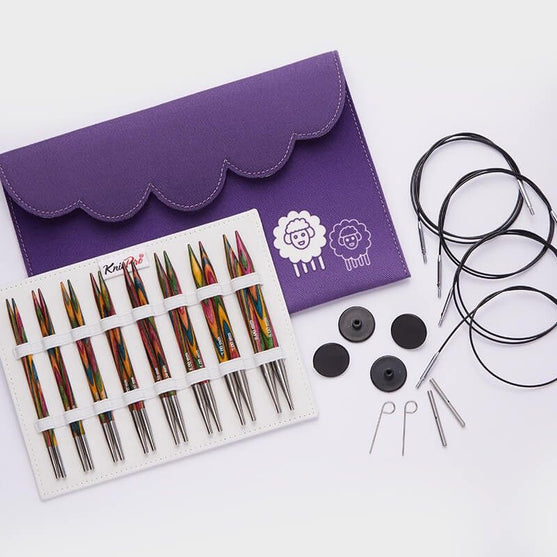 

Symfonie Deluxe Set med utbytbara ändstickor - KnitPro
1