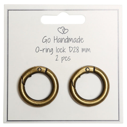 Karbinhake - Rund - 28mm - Go Handmade
