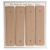 

Remmar till korg (Fästs med Nitar), 8,5 x 1,8 cm, 4 st. - Go Handmade
1