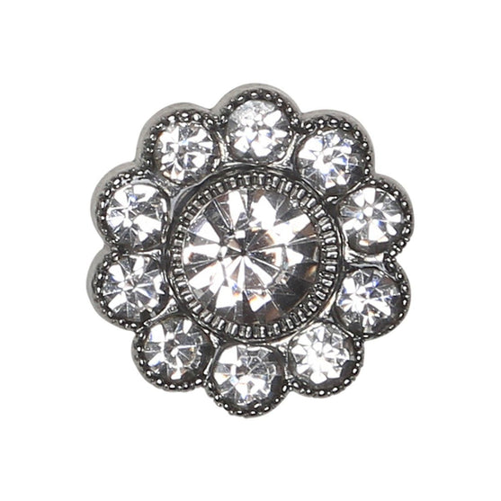 

Bling Knappar - Stora Stenar - Silver - 4 st. - Go Handmade
1