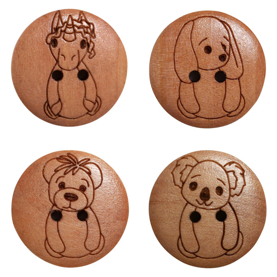 

Djurknappar - 17 mm - Go Handmade
1