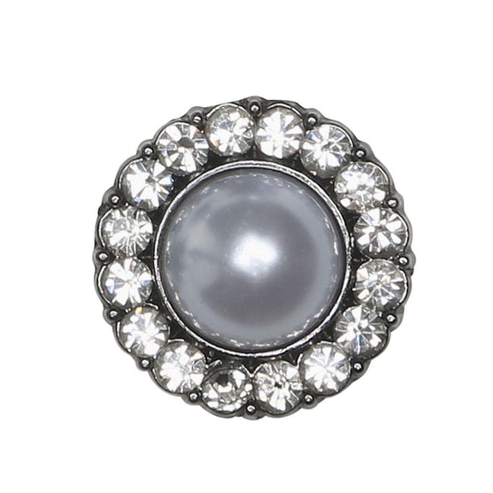 

Pärlknappar med sten - Svart – Flera Storlekar - Go Handmade
3