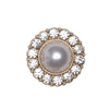 

Pearl Buttons w. Stones - Gold - Multiple Sizes - Go Handmade
2