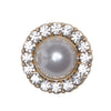 

Pearl Buttons w. Stones - Gold - Multiple Sizes - Go Handmade
3
