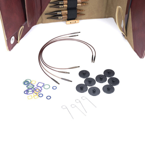 

Ginger Regal - Korta Utbytbara Set med Ändstickor - Björk - KnitPro
4