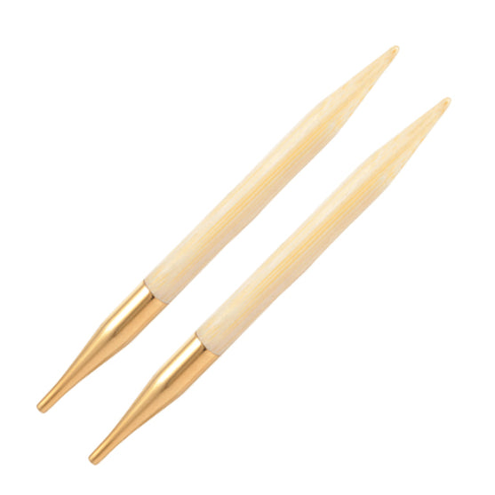 

Bamboo Utbytbara Ändstickor - KnitPro
1