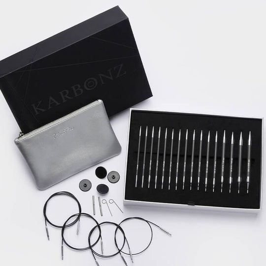 Karbonz Interchangeable Circular Needle Set - KnitPro
