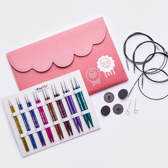 Zing Deluxe-set med utbytbara ändstickor - KnitPro