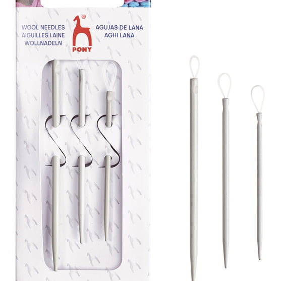 

Wool Needles in Aluminium - Pony
2