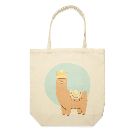 Shopper i canvas - Alpaca - Hobbii