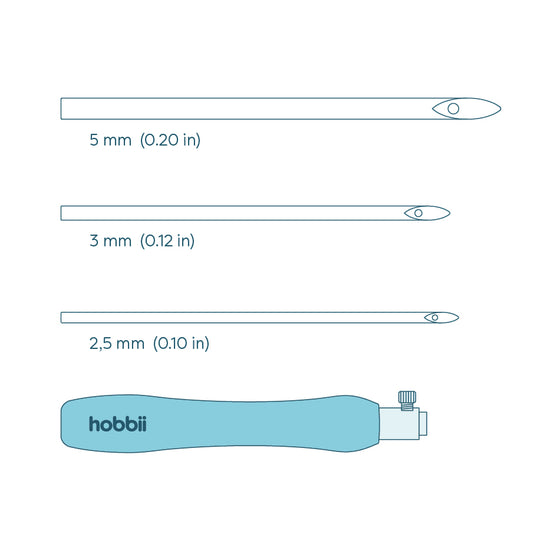 

Utbytbart Punch Needle Set - Hobbii
8