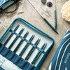 

Betula Set med utbytbara ändstickor Deluxe - Cerulean - Hobbii
10