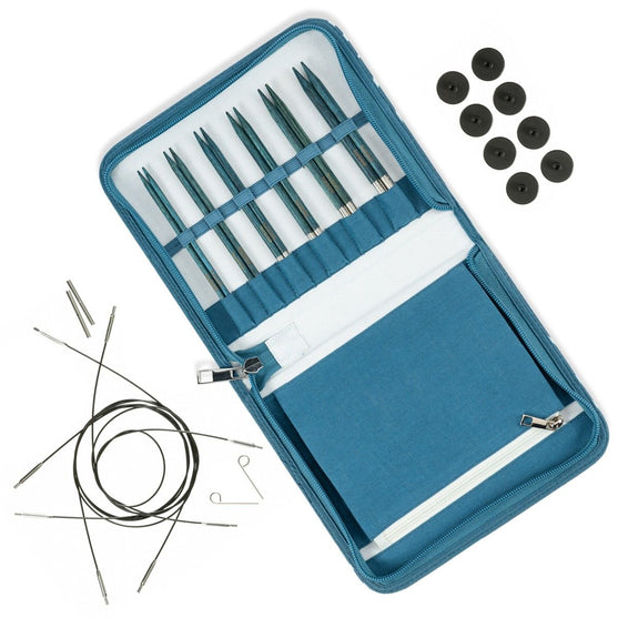 

Betula Interchangeable Circular Needle Set Essential - Cerulean - Hobbii
1
