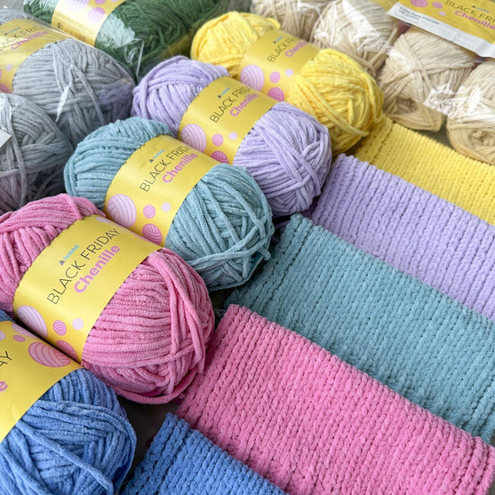 

Black Friday Chenille Color Pack (Begränsad utgåva) - Hobbii
4