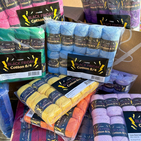 

Black Friday Cotton 8/4 Color Pack (Limited Edition) - Hobbii
2