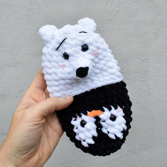 

Pingvin och Isbjörn – Vändbar nalle
2