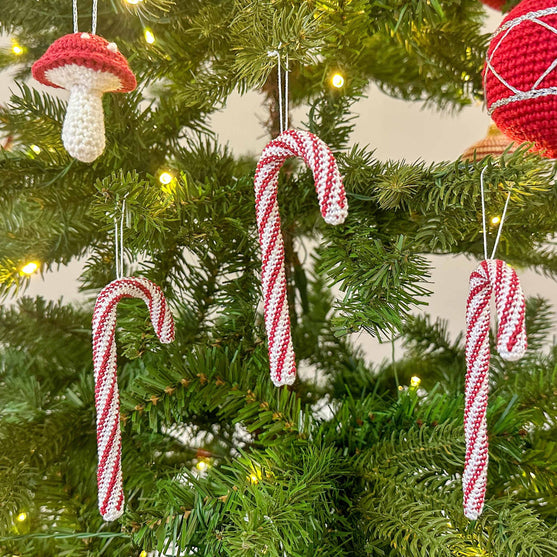 

Polkagriskäppar - Juldekoration
1