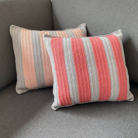 Cotton Stripes Pillow – Square