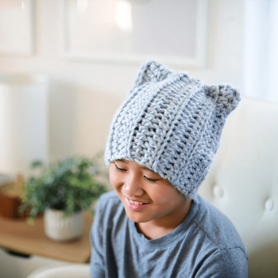 

Chunky Cat - Hat - Crochet
1