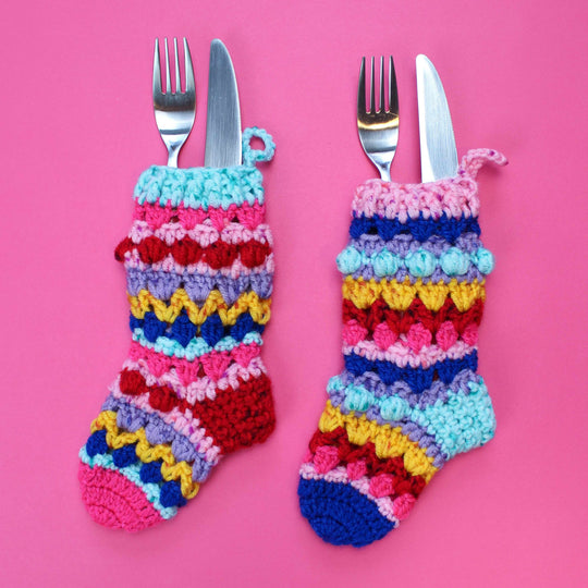 Cute Cutlery Stockings - Julstrumpor till bestick