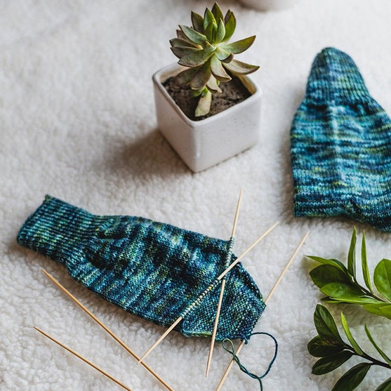 

Bamboo DPNs - KnitPro
5