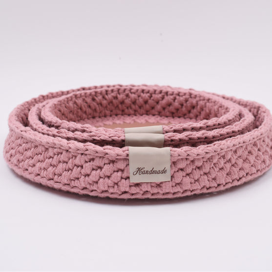 

Dekorations Brickor med rund läderbotten
5