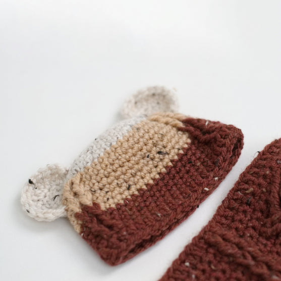 

Happy Bear - Babyfilt och mössa
5