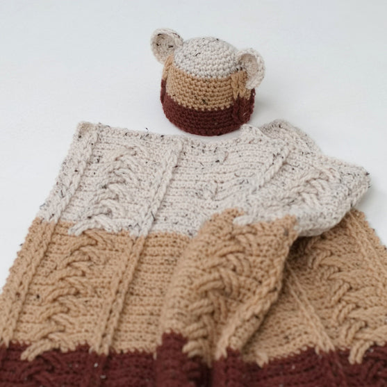 

Happy Bear - Babyfilt och mössa
4