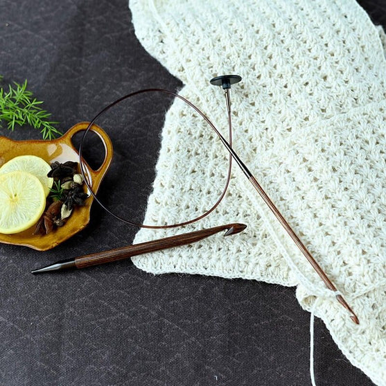 

Ginger - Utbytbar Afghansk/Tunisisk Virknålsset - KnitPro
8