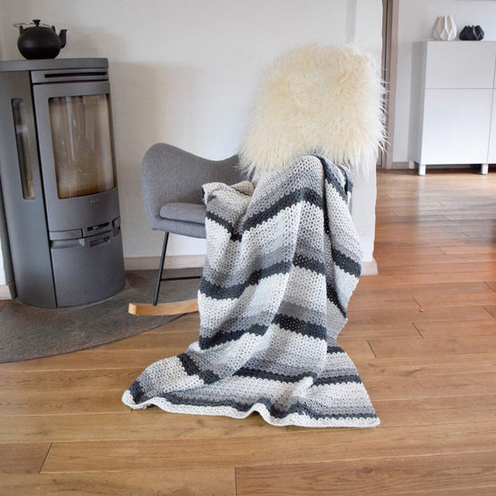 

Värmande ränder - Filt
8