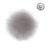 

Pom Pom w/button - Grey - Small - Go Handmade
1