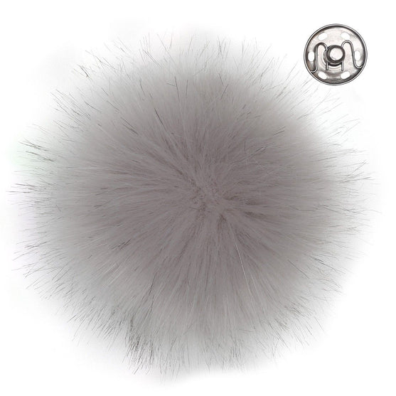 

Pompom, Grå, large/13 cm - Go Handmade
1