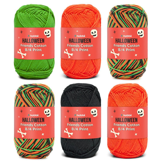 Friends Cotton 8/4 Print Halloween Color Pack (Begränsad utgåva) - Friends